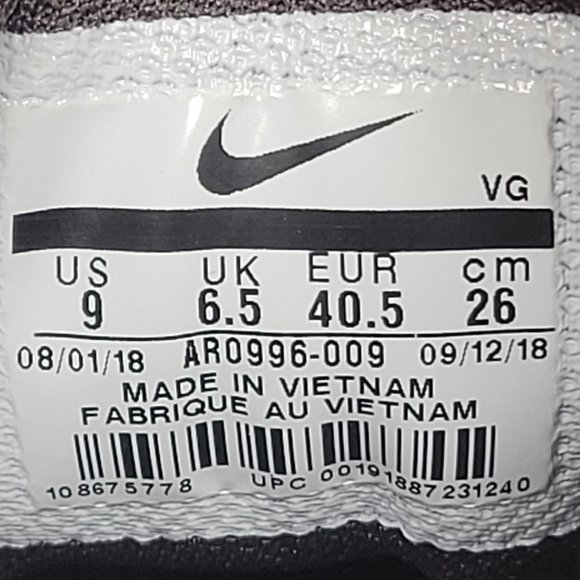 Nike HyperDiamond 2.5 Keystone Womens Black Softball Cleat AR0996-009 Size 9 NIB - Picture 11 of 11